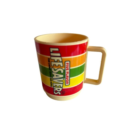 deka Other - Vintage 1980s Deka Lifesavers Plastic Cup Candy Advertising‎ Kitchen